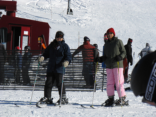 Skiing at Boreal