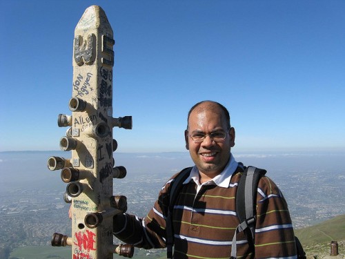 Samir on top of Mission Peak