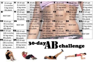 30 Days Abs Challenge